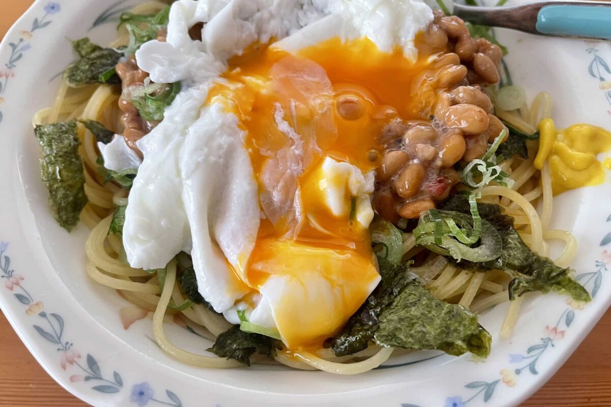 納豆パスタ