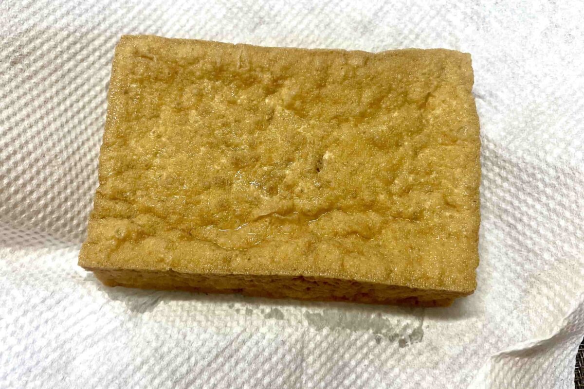 厚揚げのオイスター甘酢炒め
