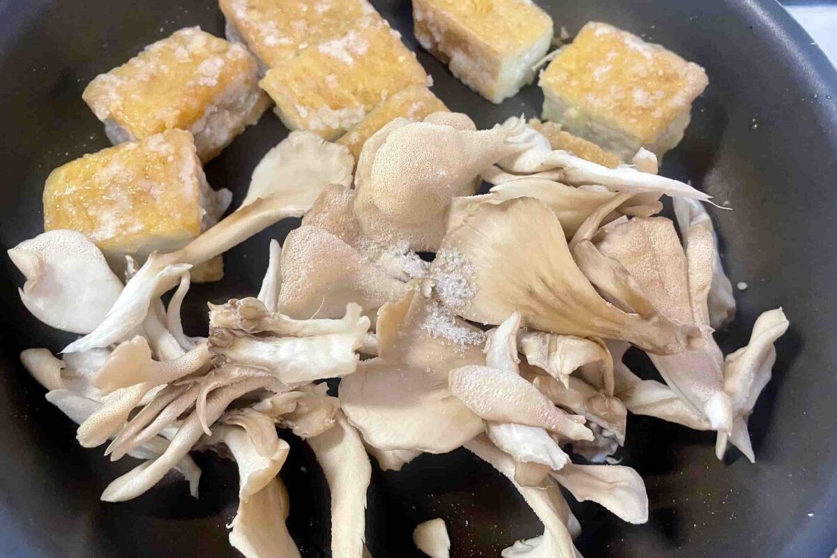 厚揚げのオイスター甘酢炒め
