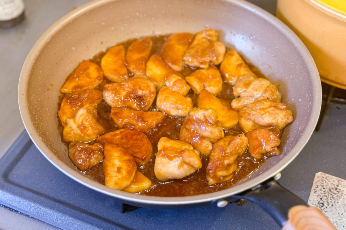 鶏肉の梅てり焼き