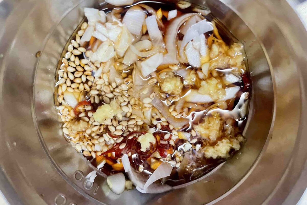 豆腐の油淋鶏