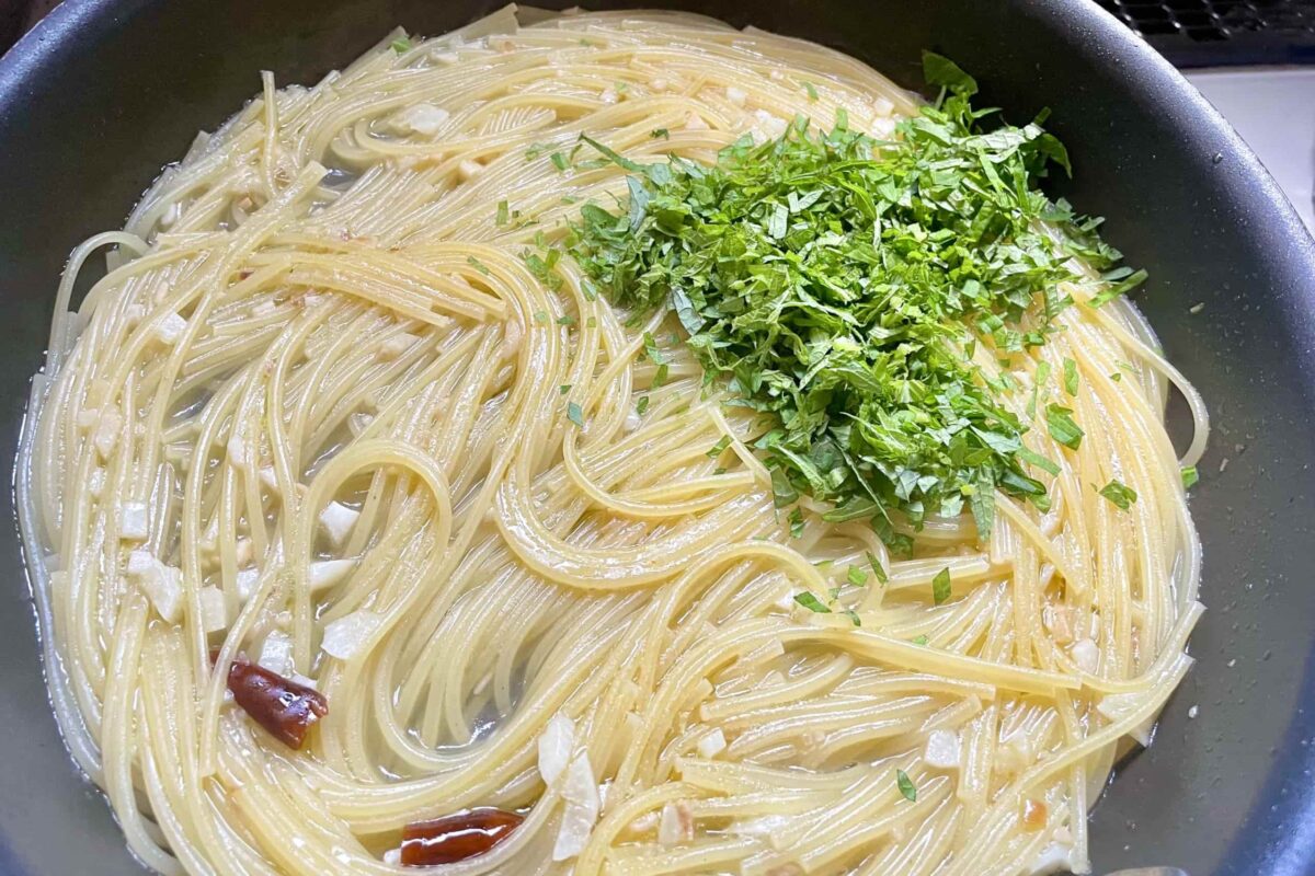 大葉ペペロンチーノ
