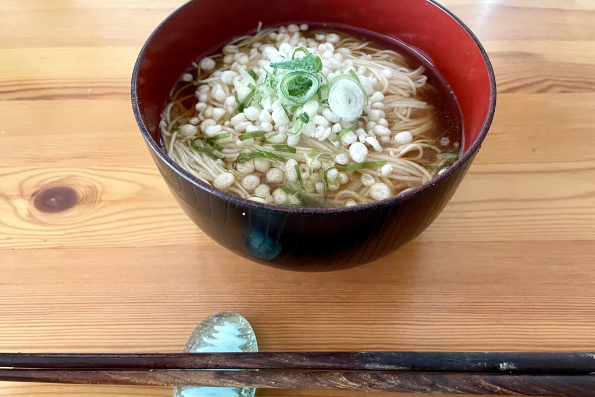 冷やししょうゆそうめん