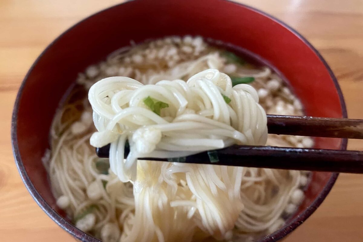 冷やししょうゆそうめん