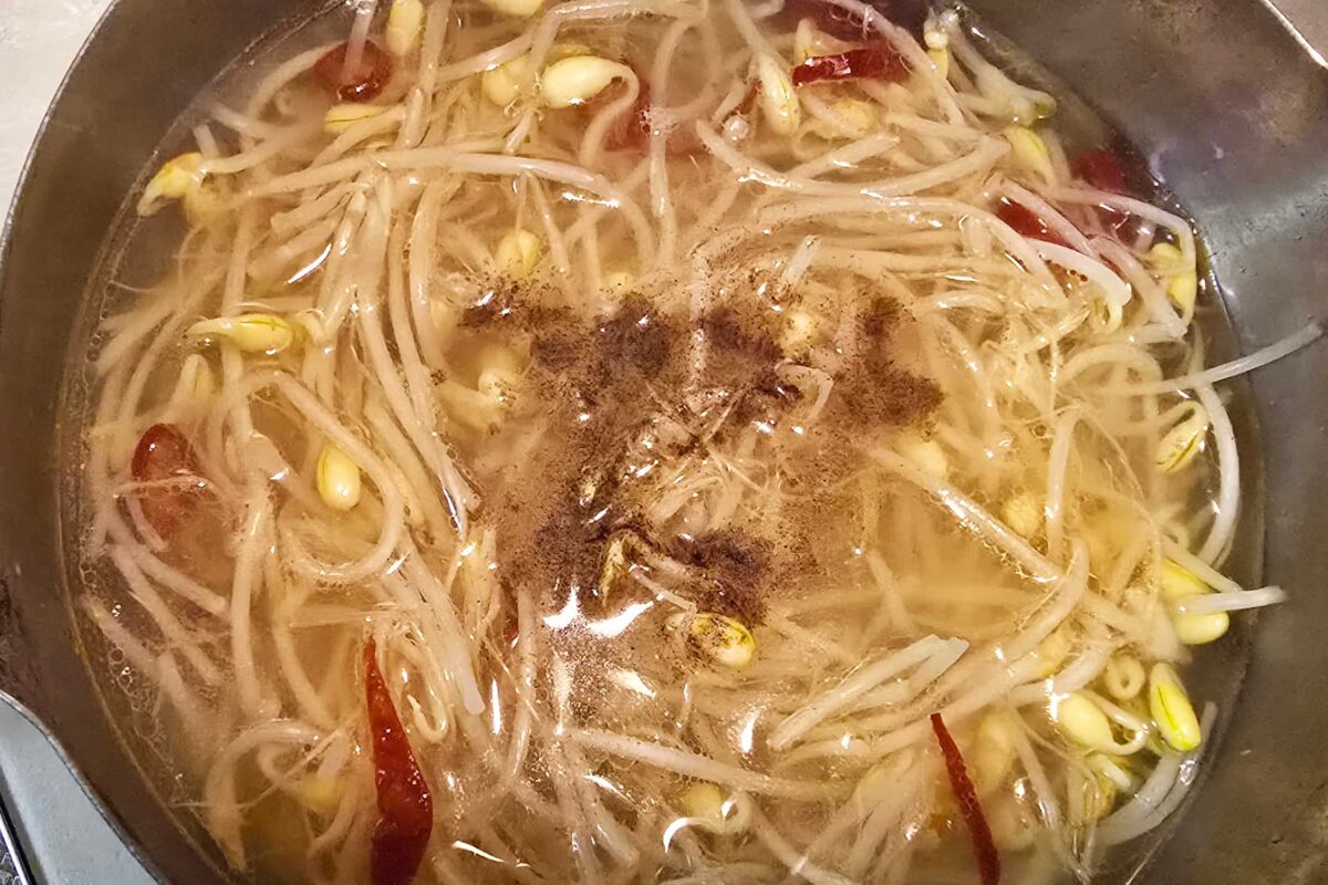 豆もやしスープ
