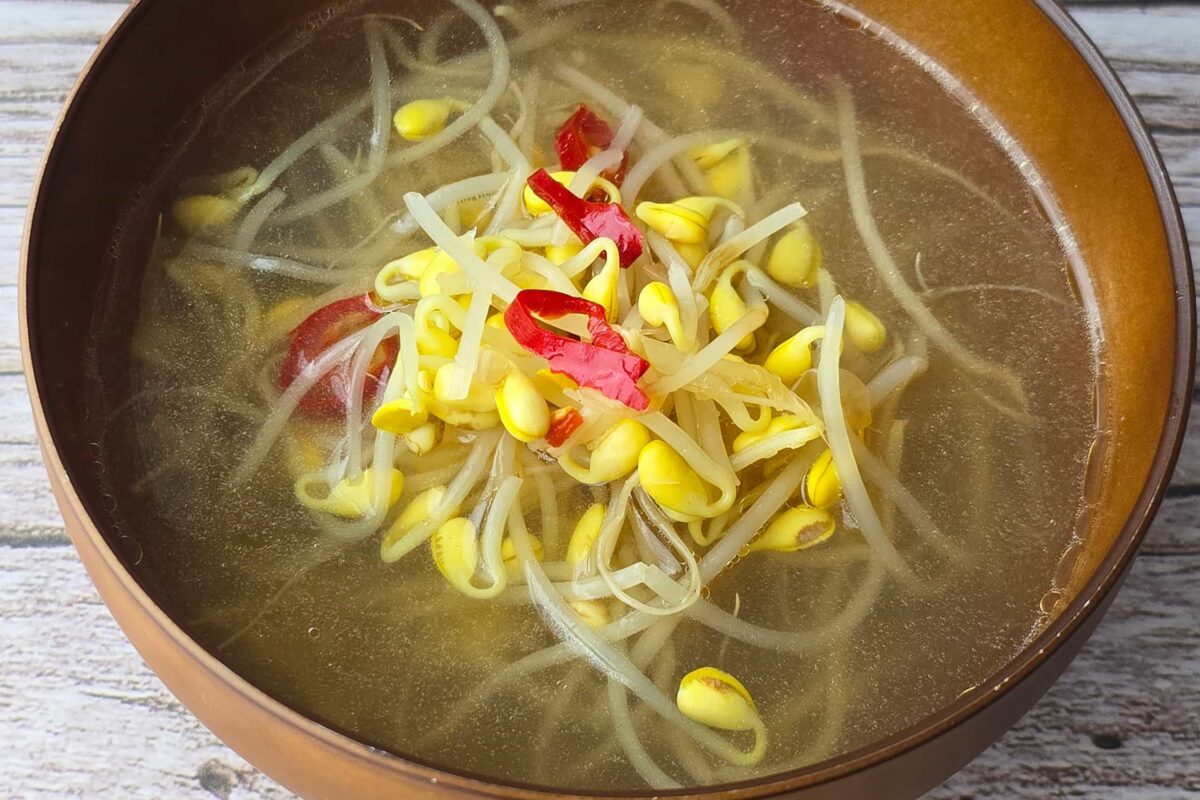 豆もやしスープ