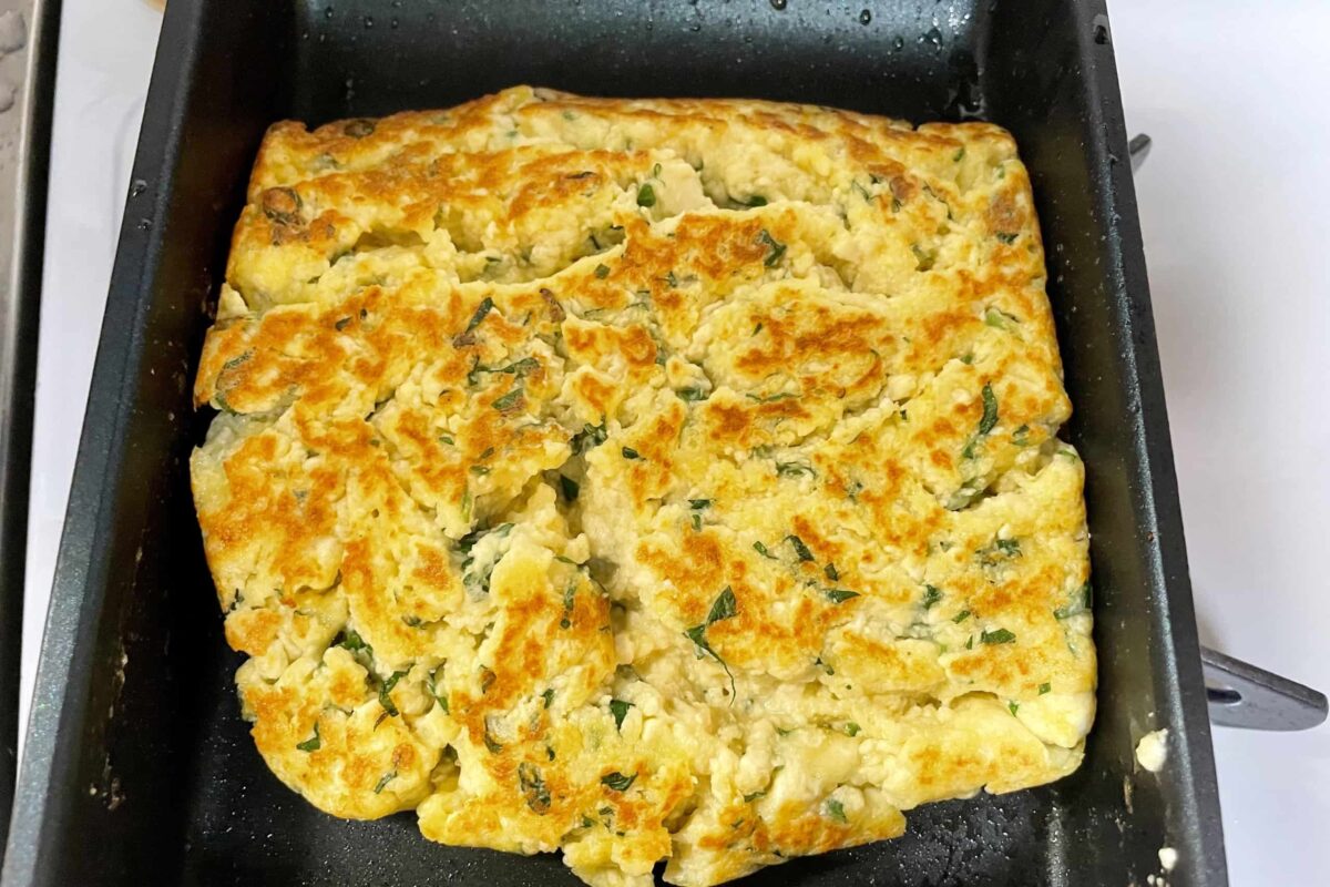 ふわとろ大葉豆腐焼き