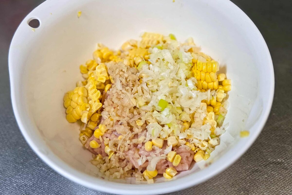 とうもろこしつくね