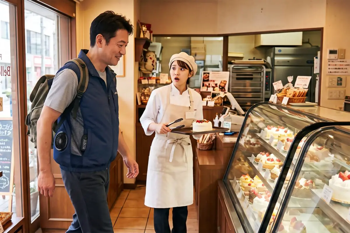 ケーキ屋「やめて欲しい」ファン付きウェアで来店する客に呼びかけ　音よりも深刻な“あの問題”めぐり賛否