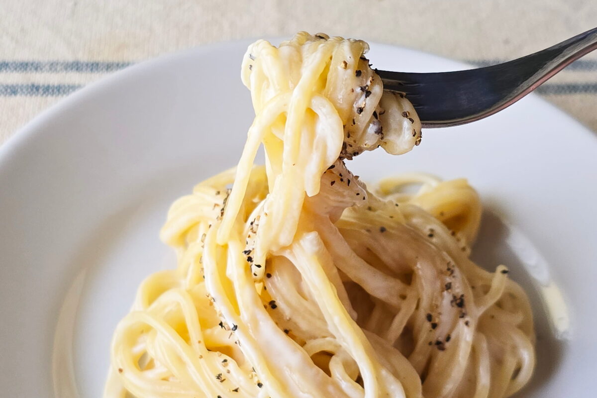 虚無クリームパスタ