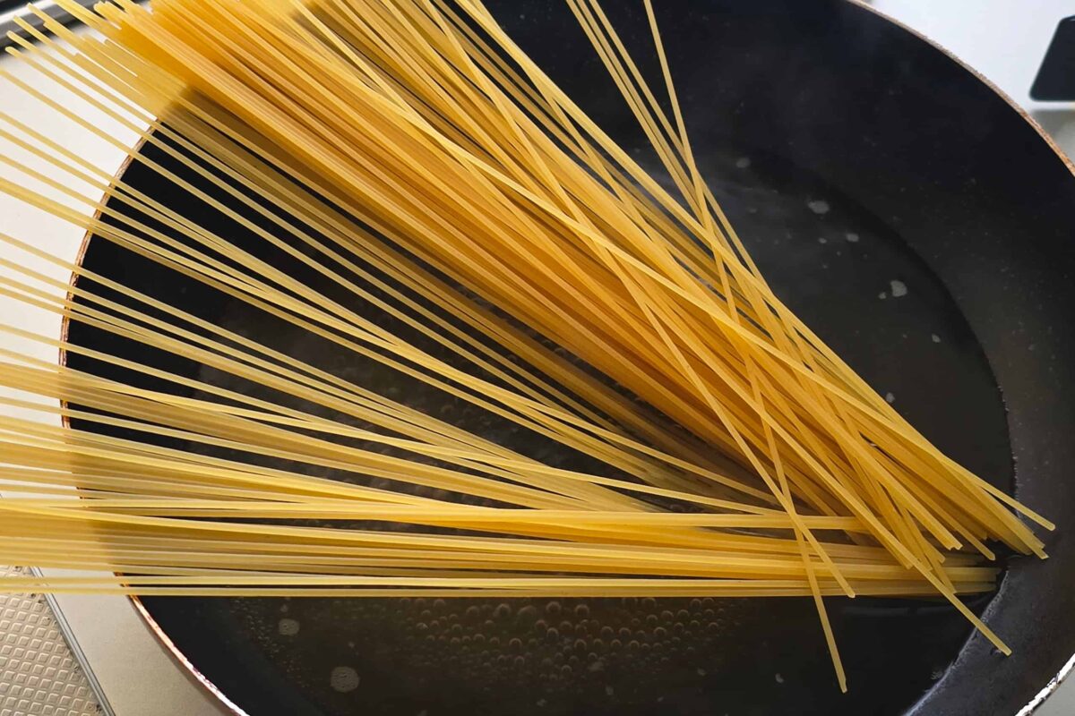 虚無クリームパスタ