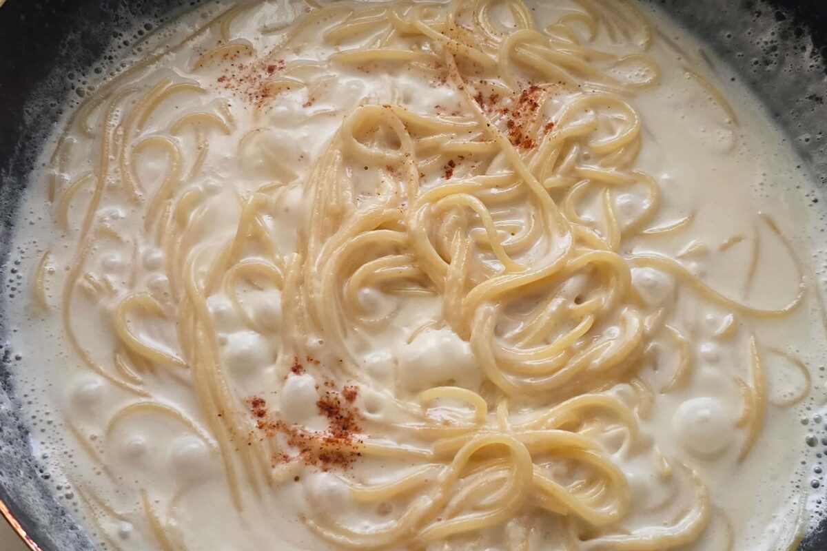 虚無クリームパスタ