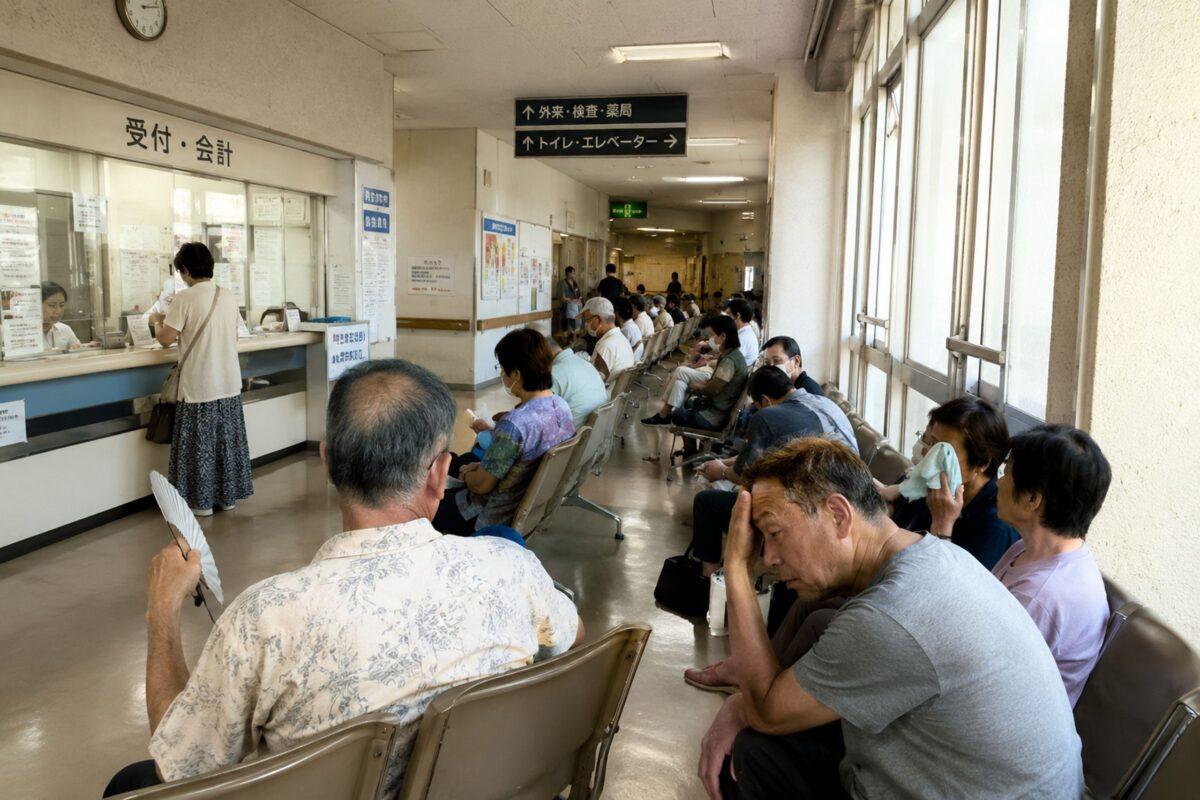 エアコンがついてない病院