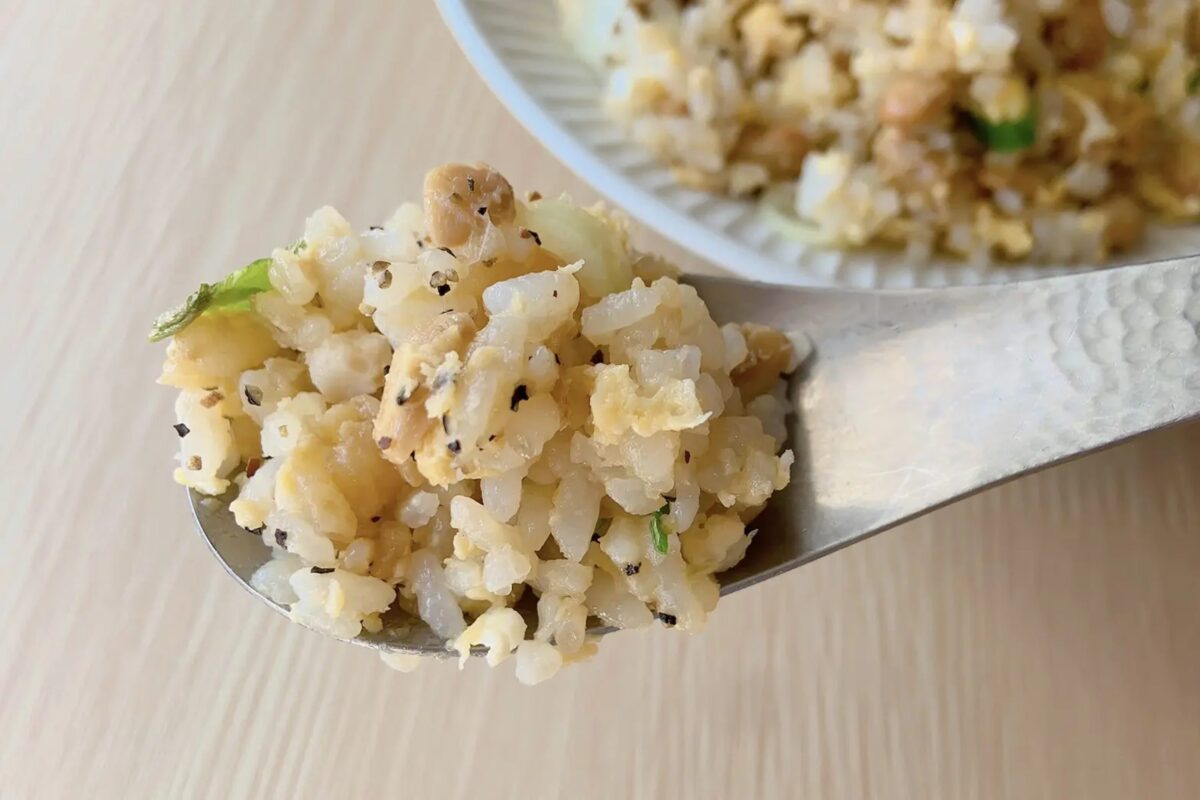 レンチン納豆チャーハン