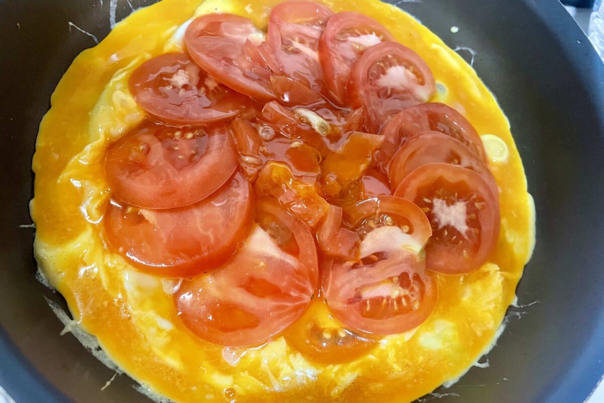 トマトのたまチー焼き