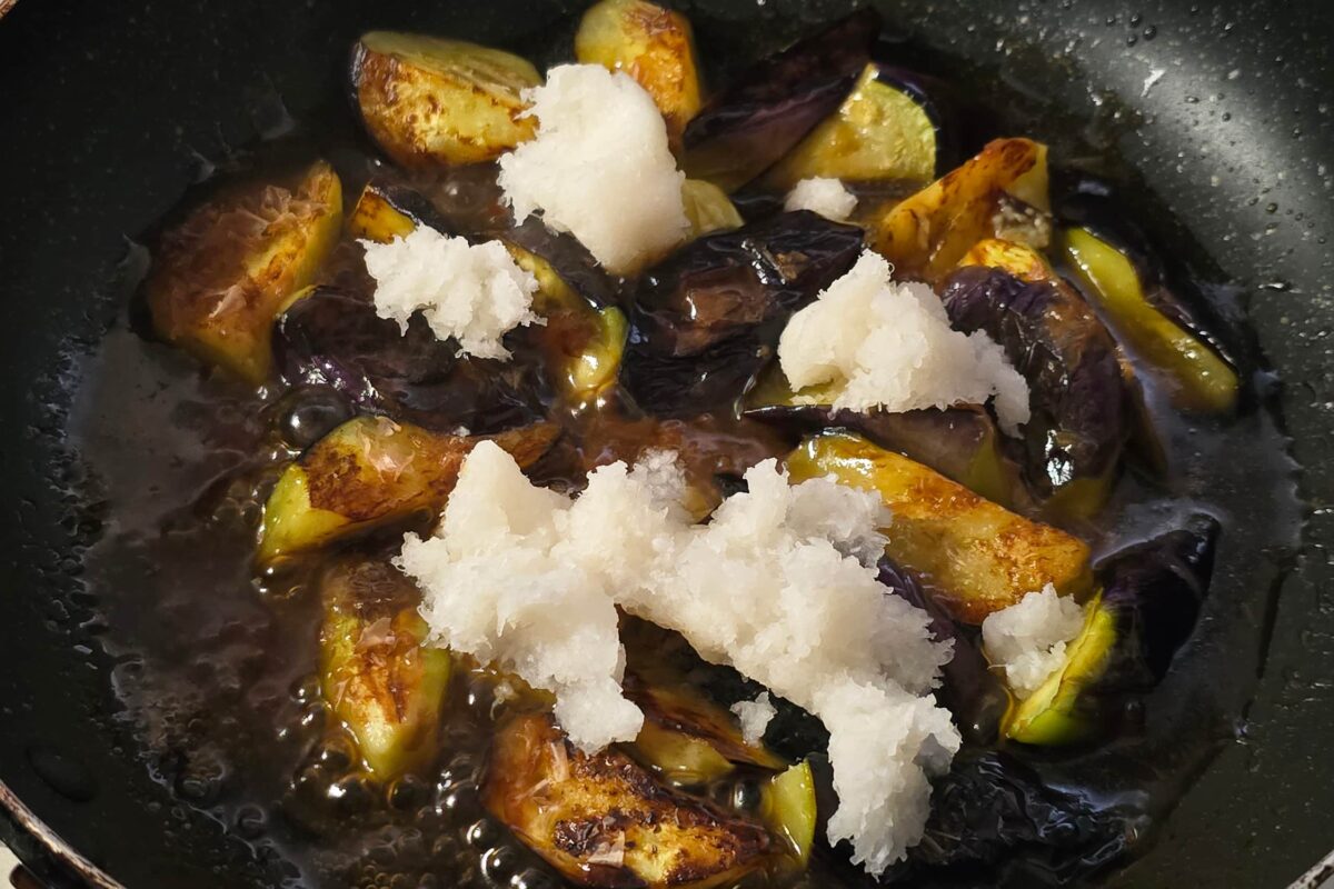 なすのみぞれ煮