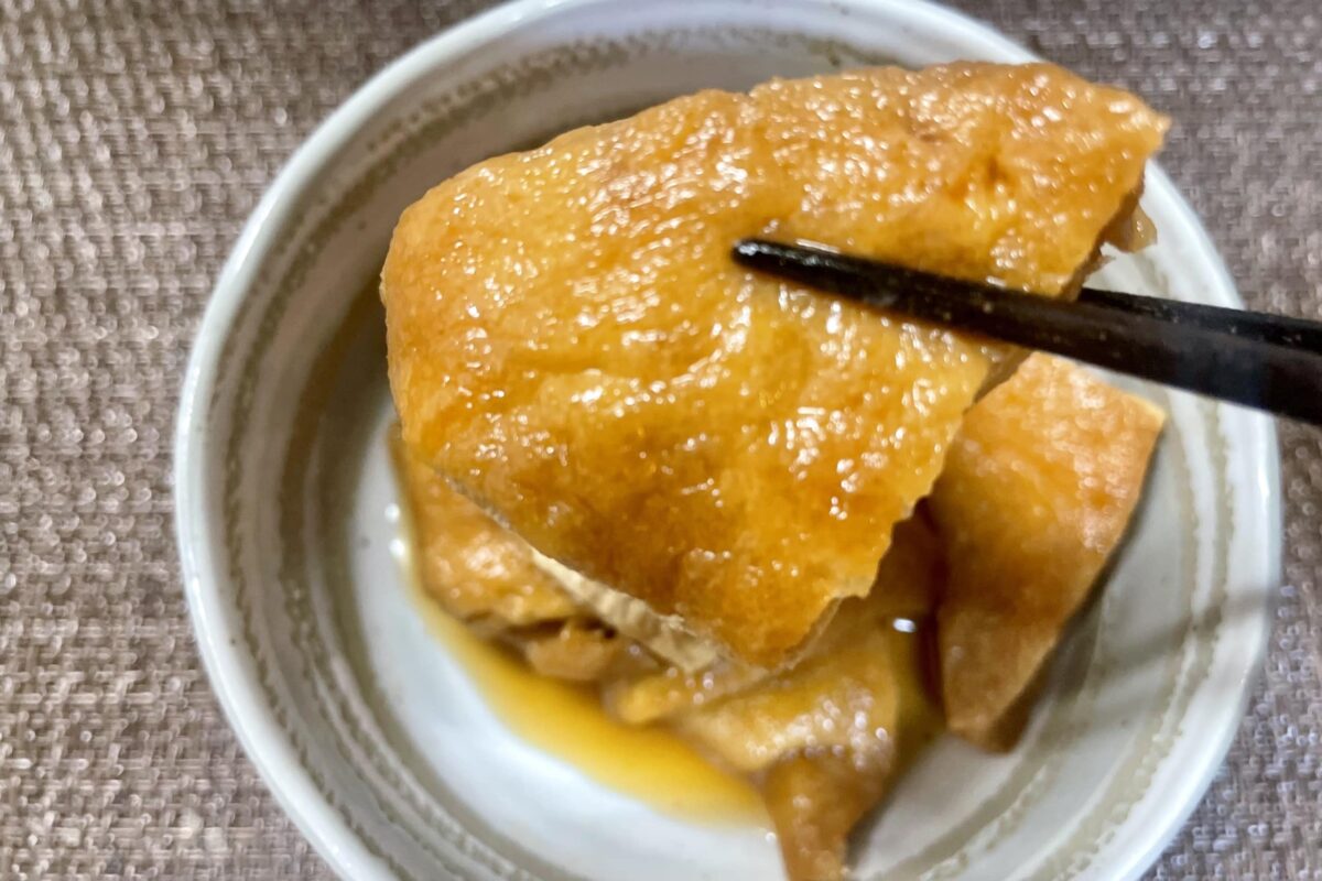 薄揚げの甘煮