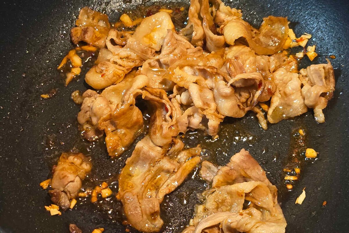 キャベツ炒め