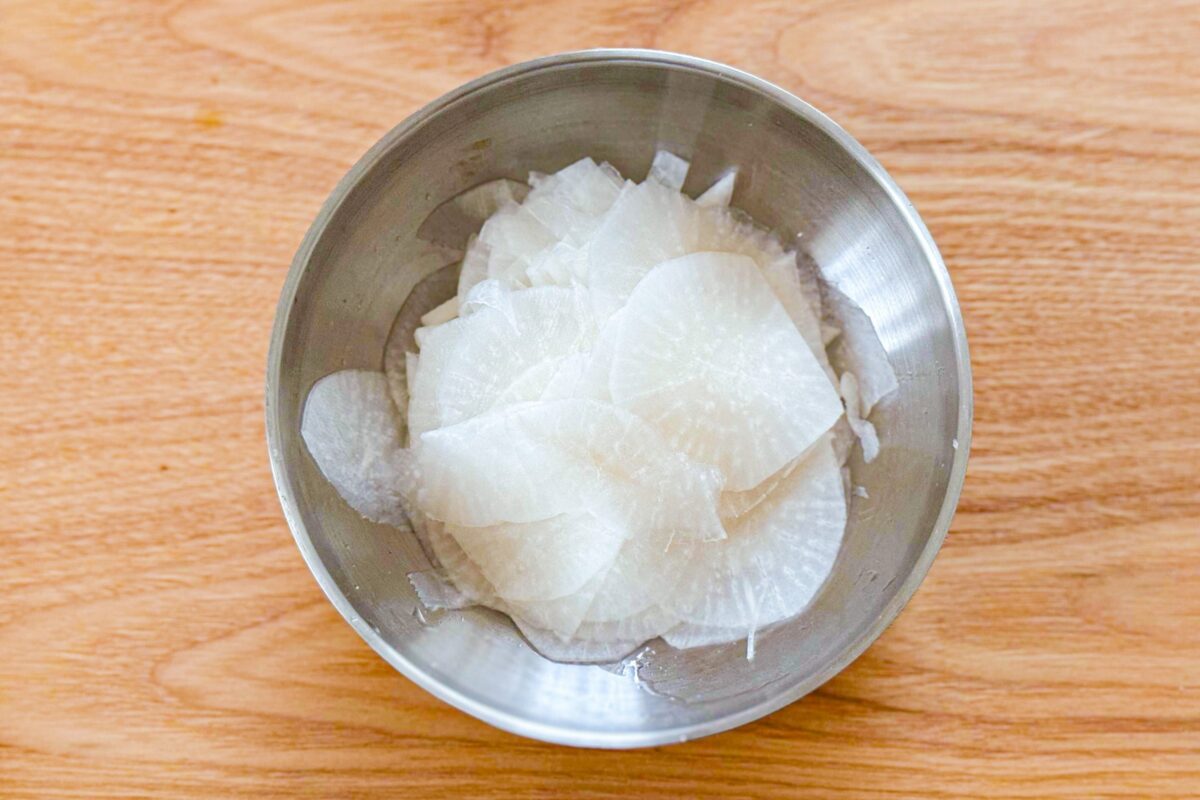 ツナと大根の和え物