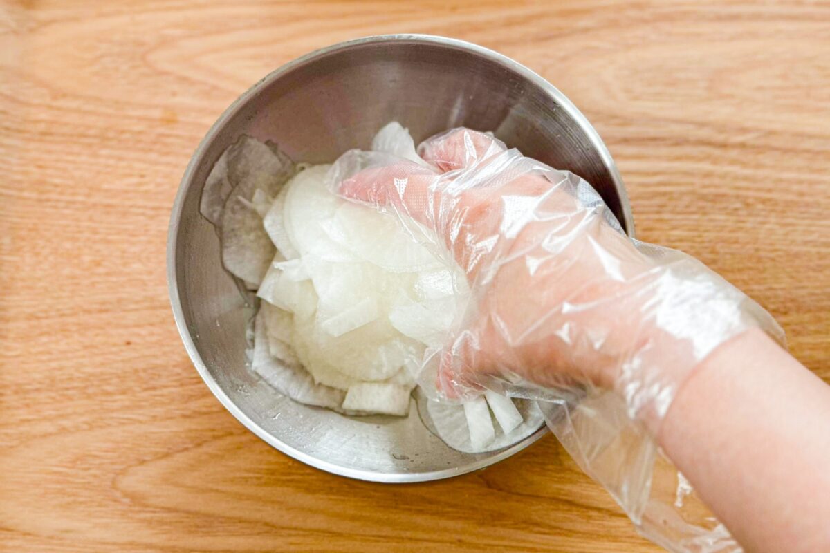 ツナと大根の和え物