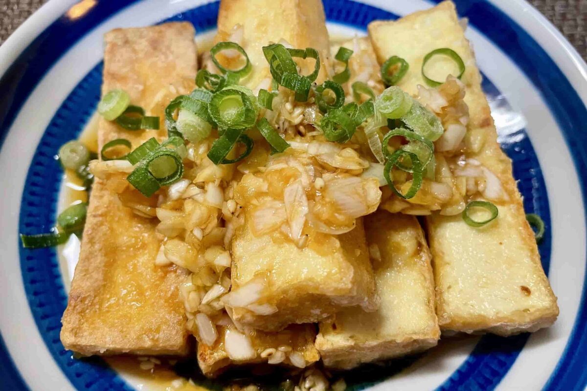 厚揚げの油淋鶏