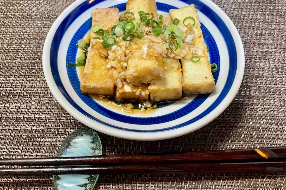 厚揚げの油淋鶏