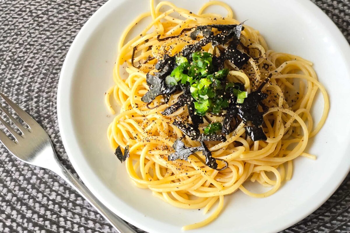 塩昆布パスタ