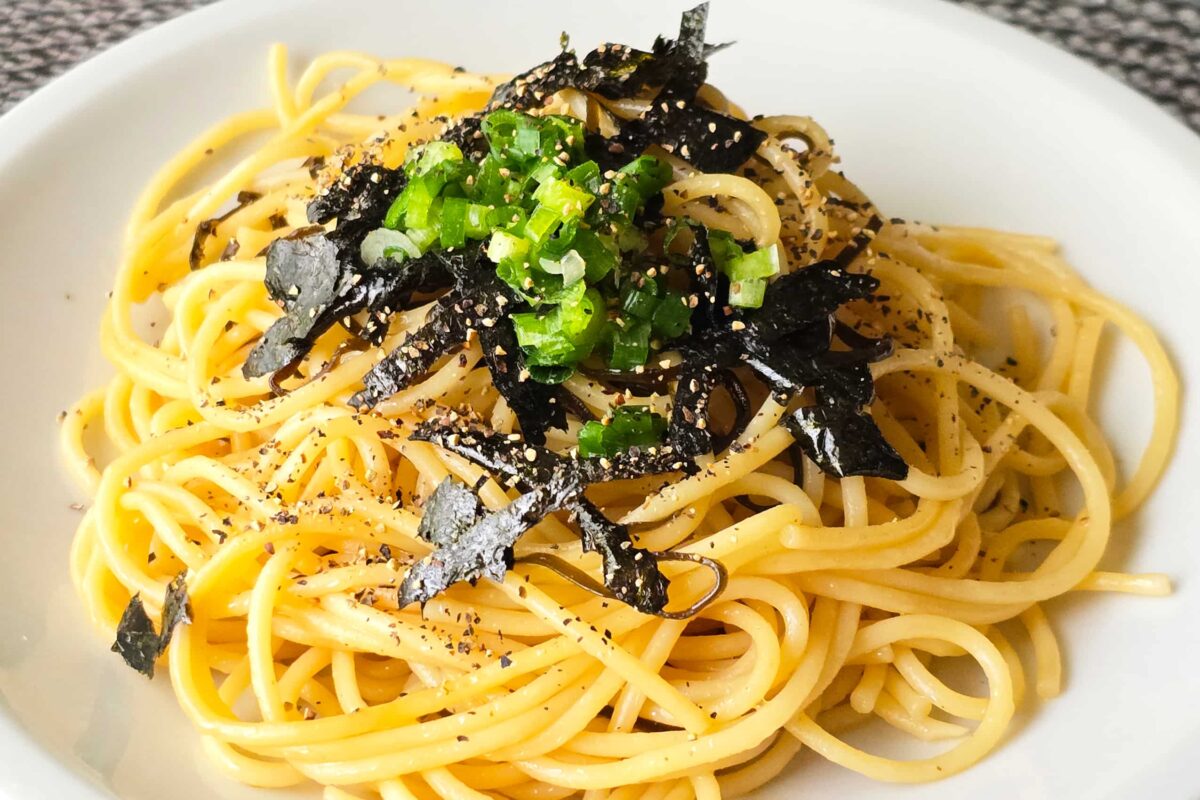 塩昆布パスタ