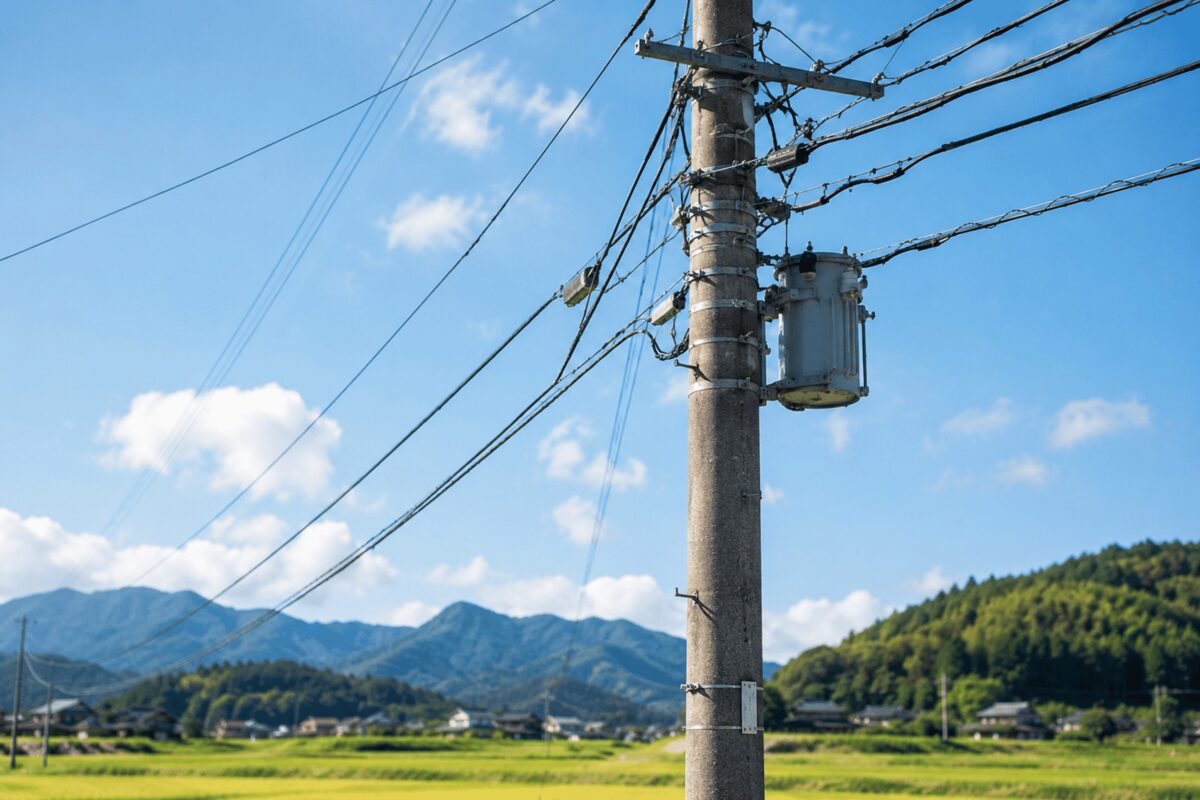 日本の電柱のイメージ