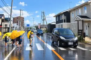 横断歩道で立ち往生の小学生、対向車のあり得ない判断が「違反では？」と物議　警察も「歩行者が優先」と断言