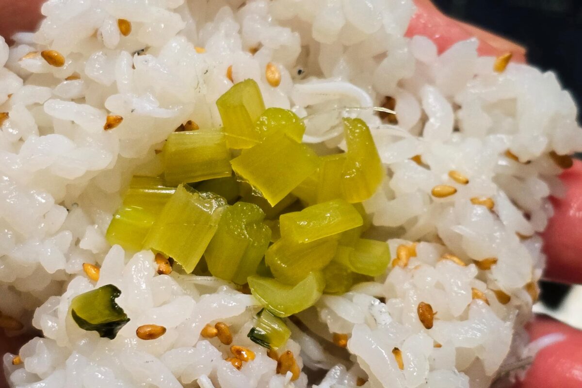 沼る小松菜漬け