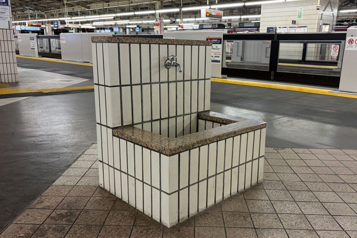 阪急ホームの手洗い場