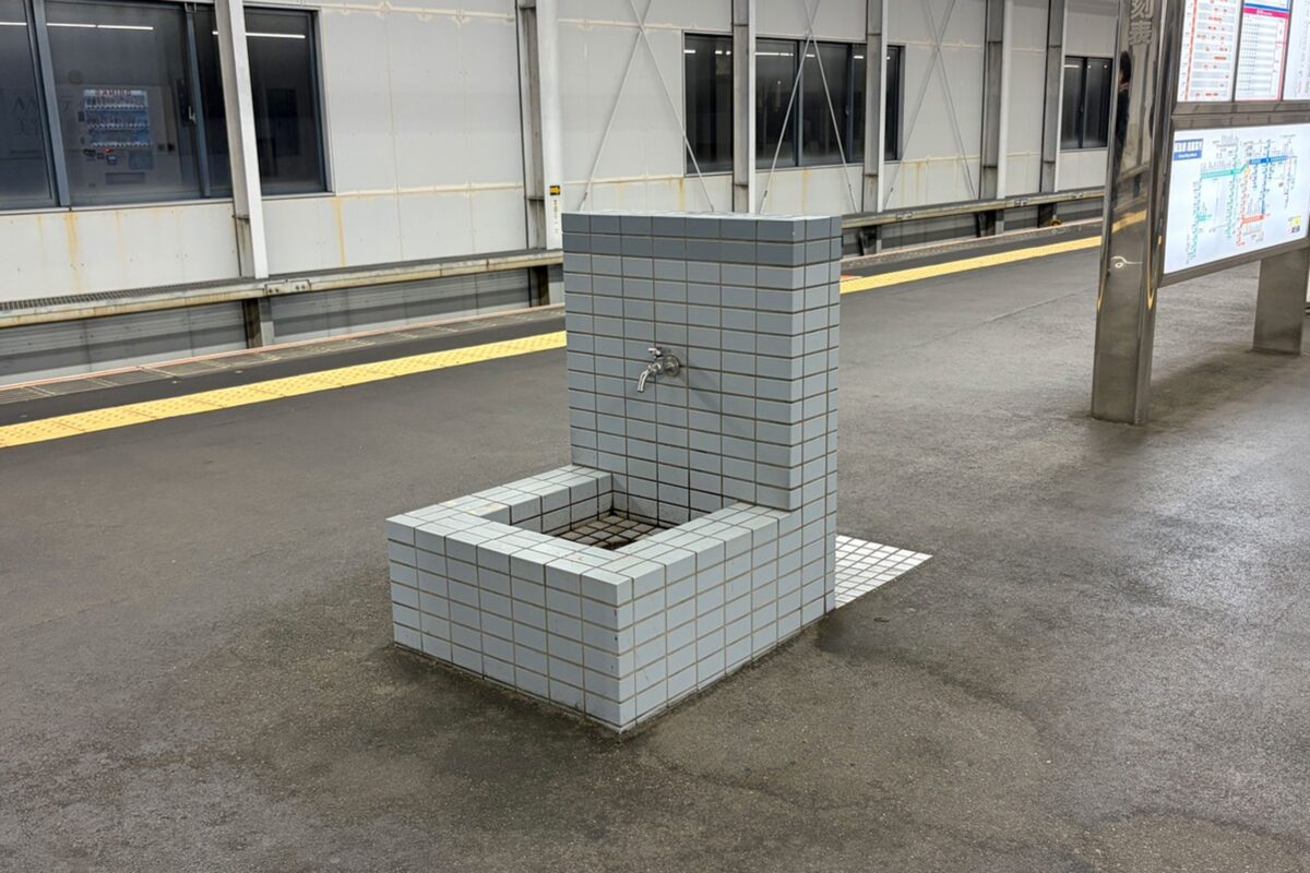 阪急ホームの手洗い場