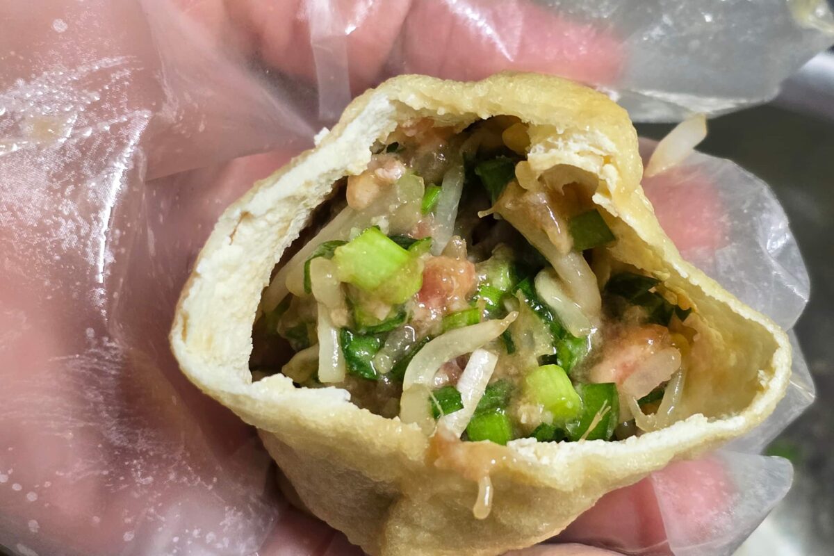 油揚げ餃子