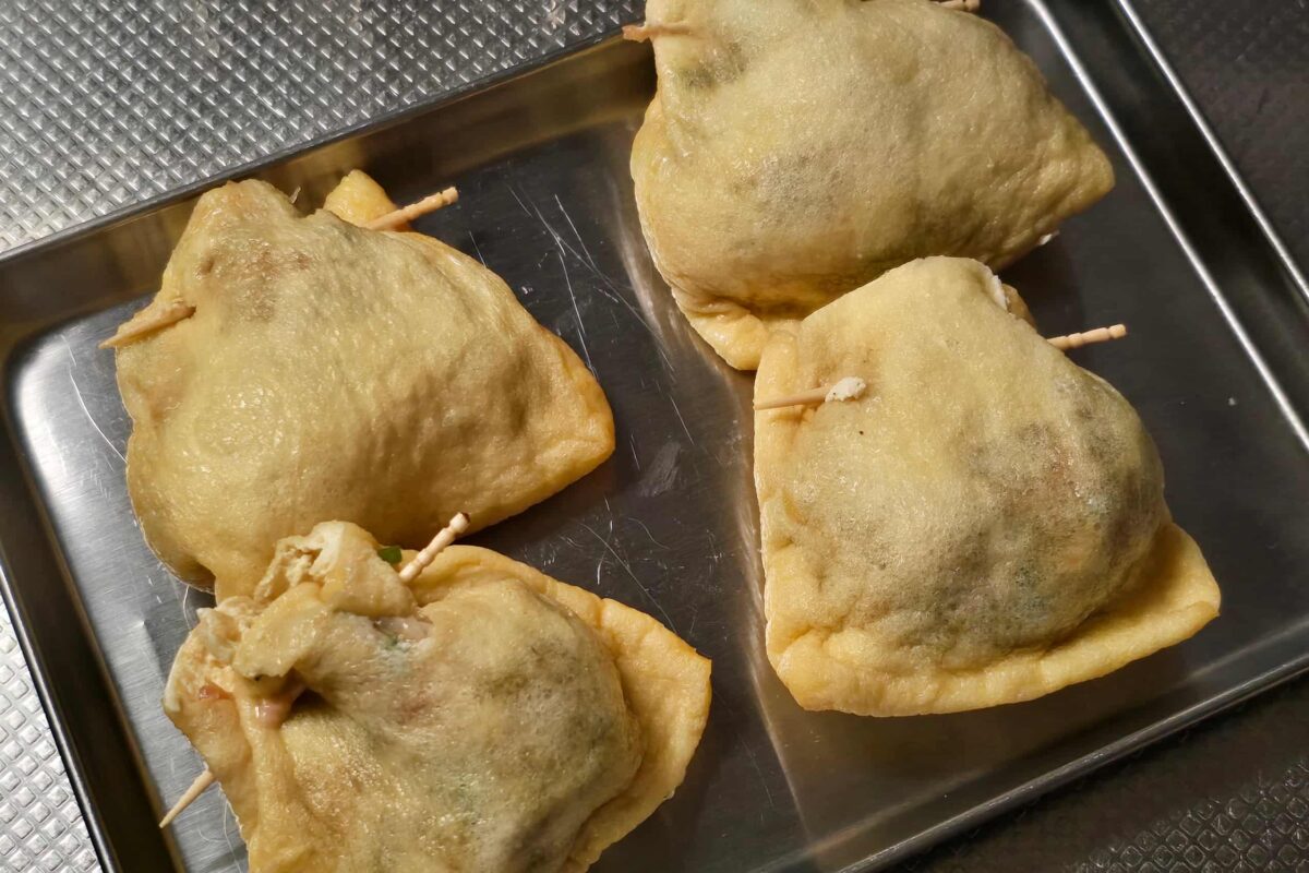 油揚げ餃子