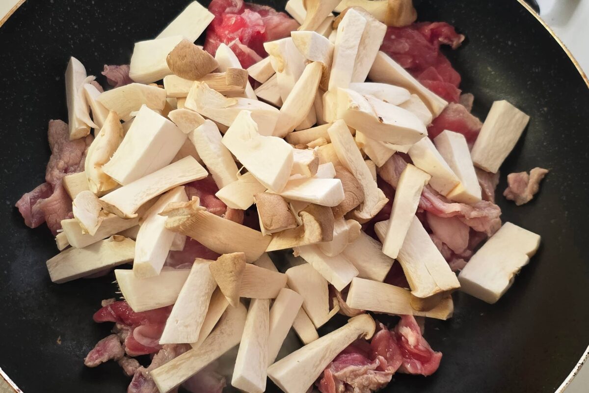 甘辛豚の混ぜご飯
