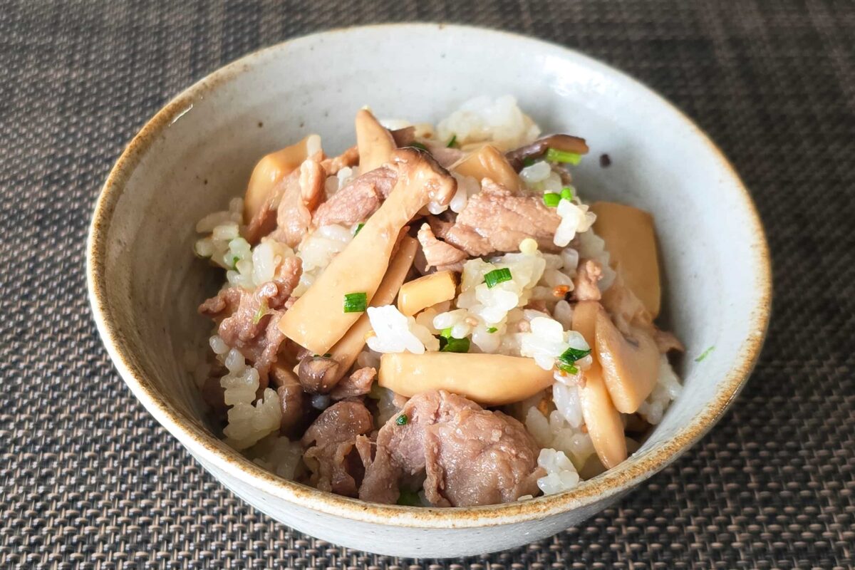 甘辛豚の混ぜご飯