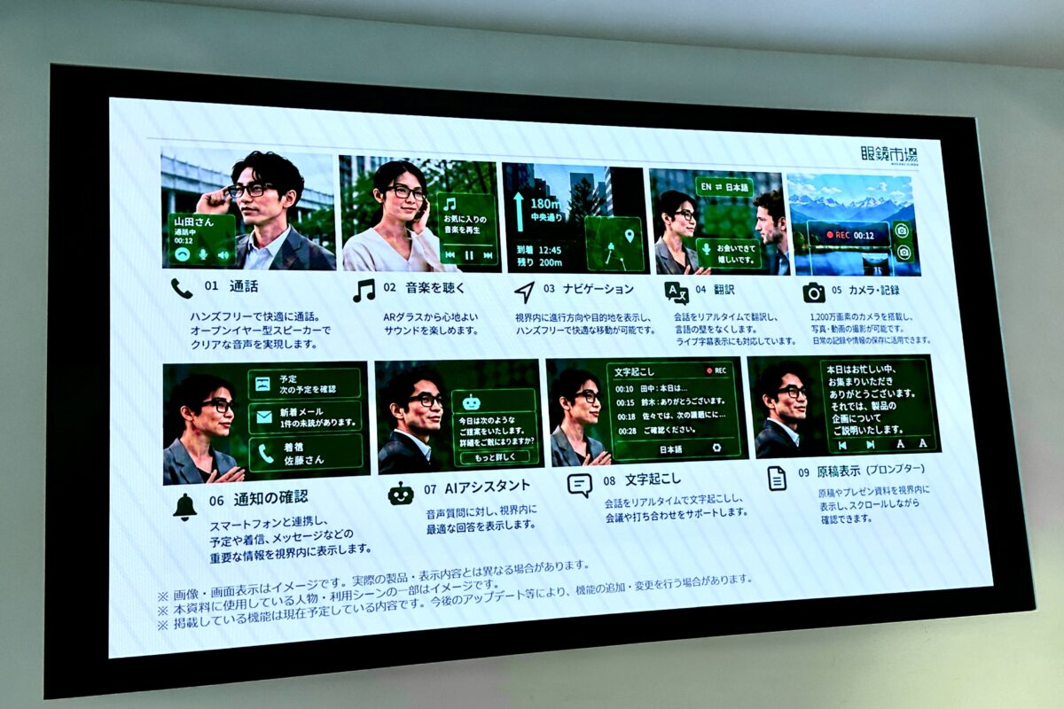 眼鏡市場 スマートグラス