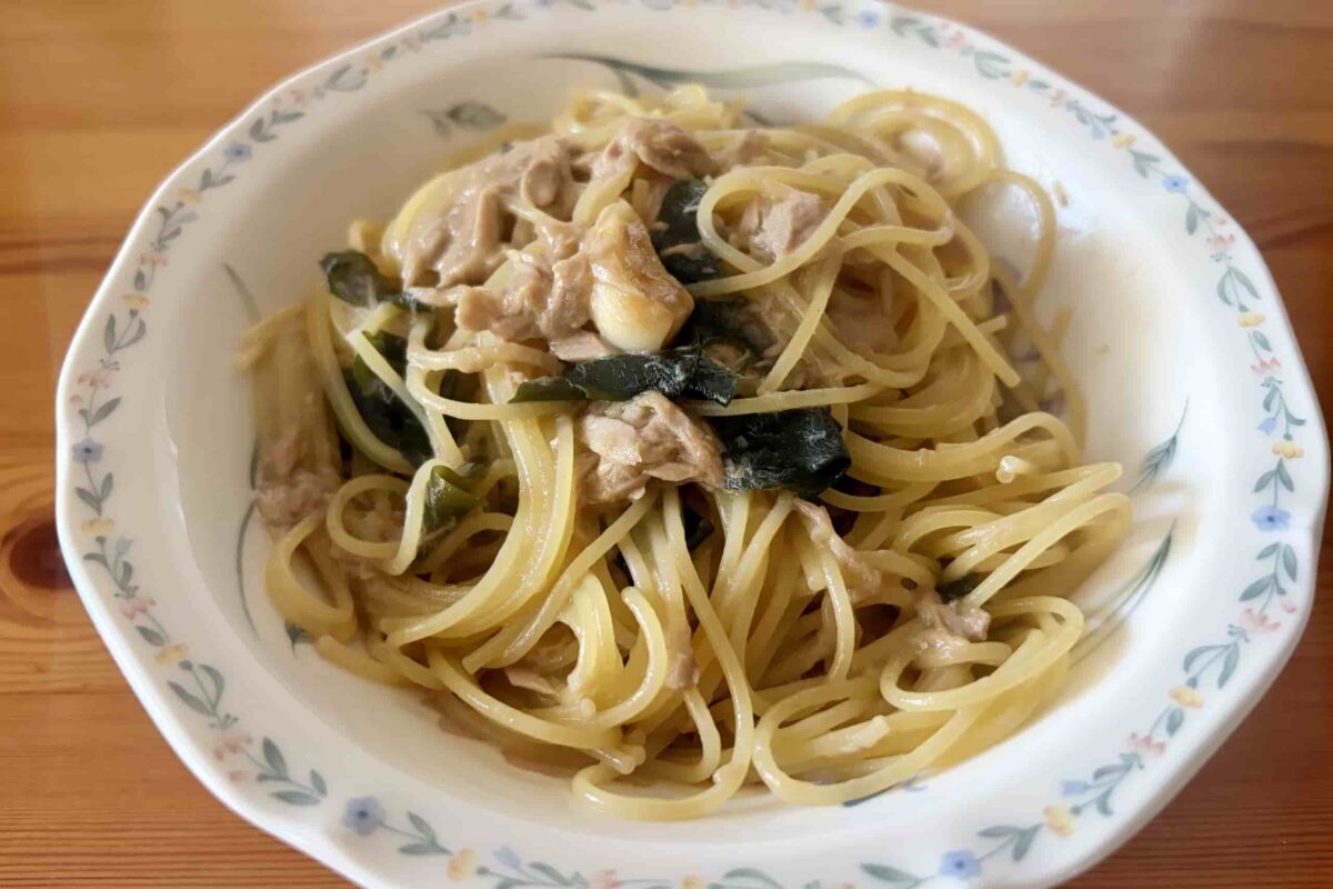 わかめパスタ