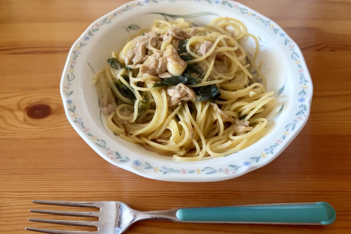 わかめパスタ