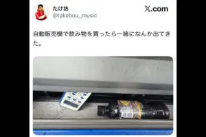「罠だな」「大当たり」自販機からドリンクと一緒に“落ちてきたモノ”　遭遇時の対応に「正解」はある？