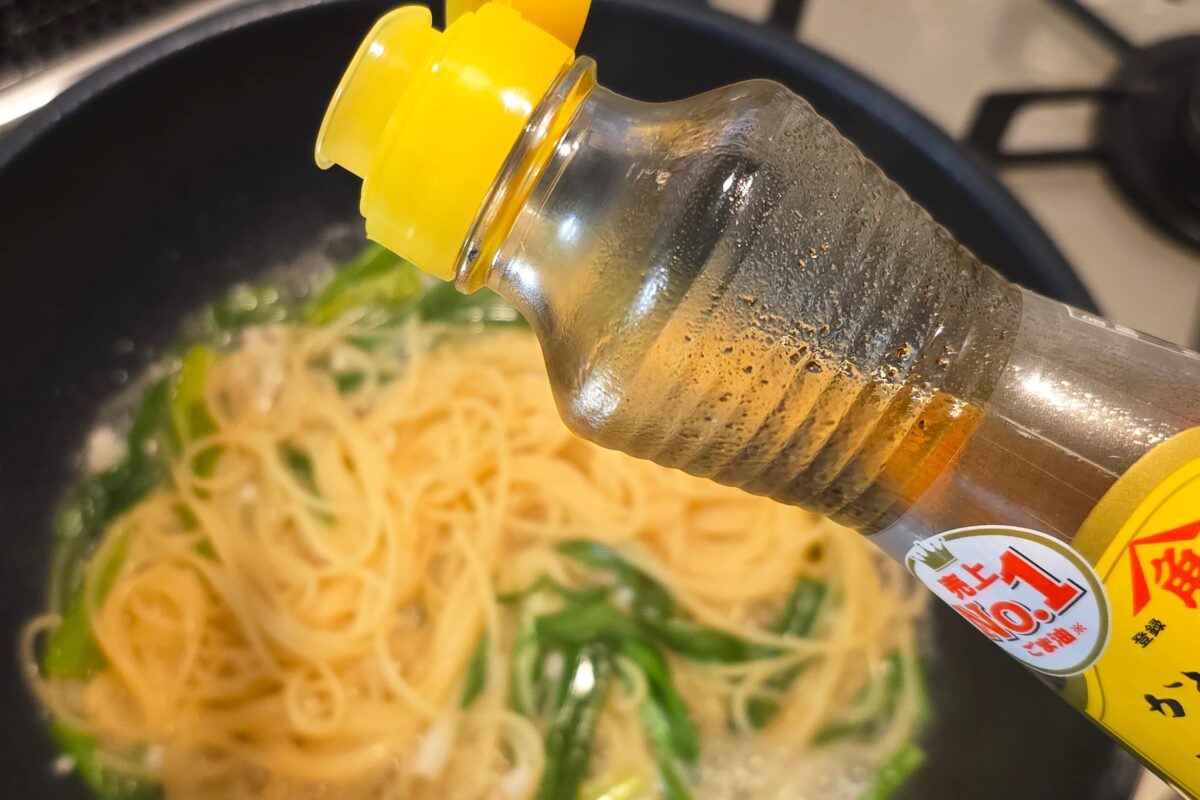 ワンパンねぎパスタ