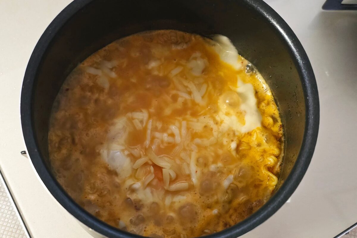 辛ラーメンアレンジ